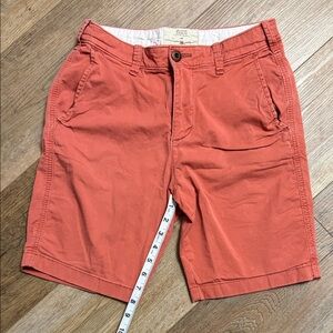 Hollister Coral Flat Front Men's Shorts